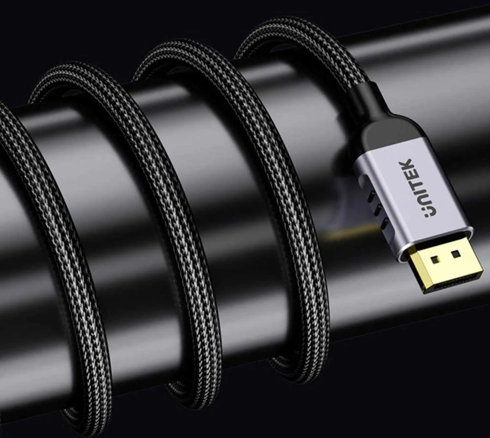 UNITEK C1626GY01-3M DisplayPort 2.1 Juodas