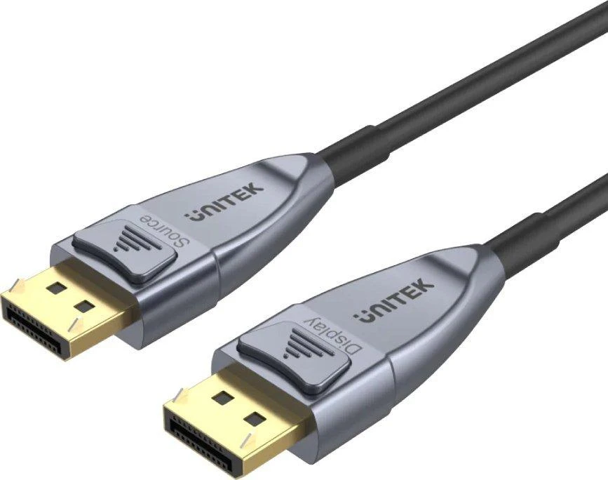 UNITEK C1616GY optinis kabelis DisplayPort 1.4 AOC 8K 10m