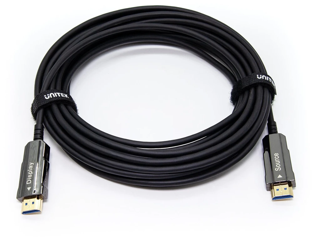 UNITEK C11072BK-10M optinis kabelis HDMI 2.0 AOC 4K 60Hz 10m