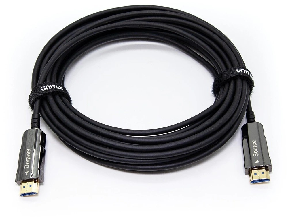 UNITEK C11072BK-10M optinis kabelis HDMI 2.0 AOC 4K 60Hz 10m