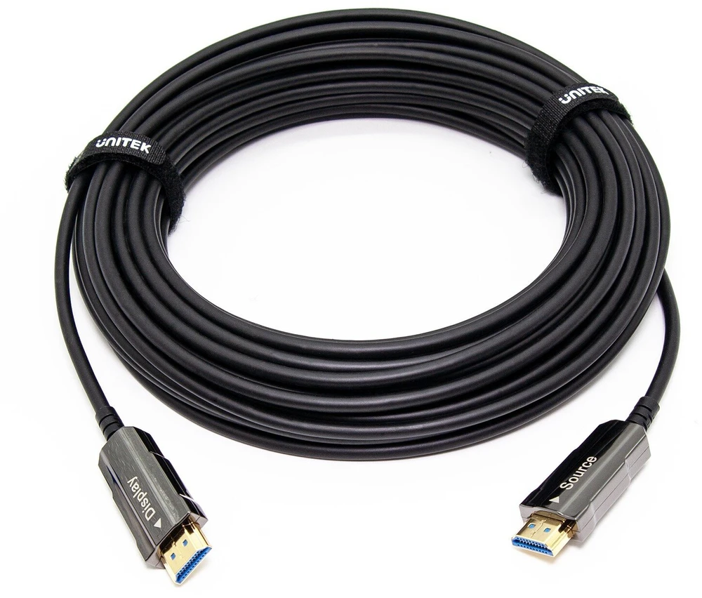 UNITEK C11072BK-15M optinis kabelis HDMI 2.0 AOC 4K 60Hz 15m