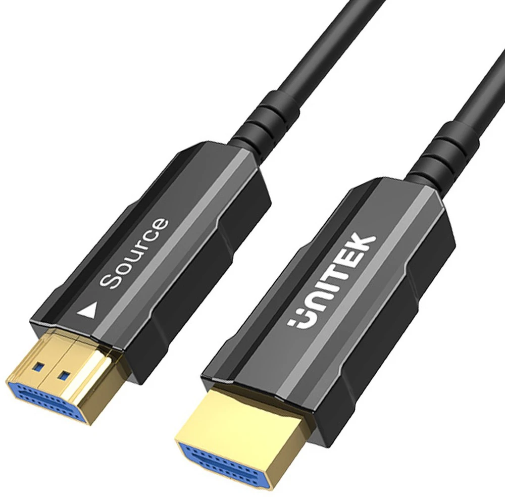 UNITEK C11072BK-15M optinis kabelis HDMI 2.0 AOC 4K 60Hz 15m