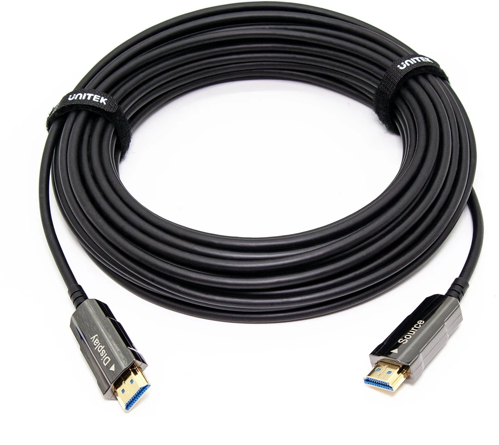 UNITEK C11072BK-15M optinis kabelis HDMI 2.0 AOC 4K 60Hz 15m