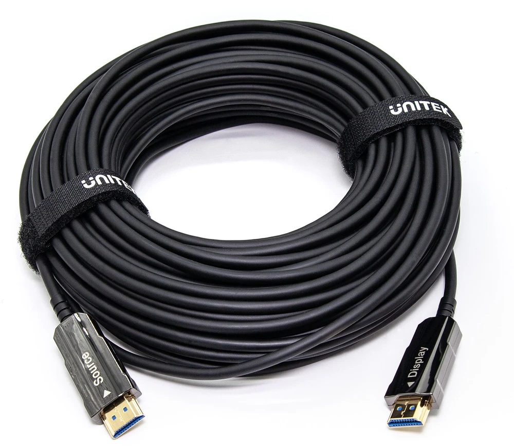 UNITEK C11072BK-25M optinis kabelis HDMI 2.1 AOC 4K 60Hz 25m