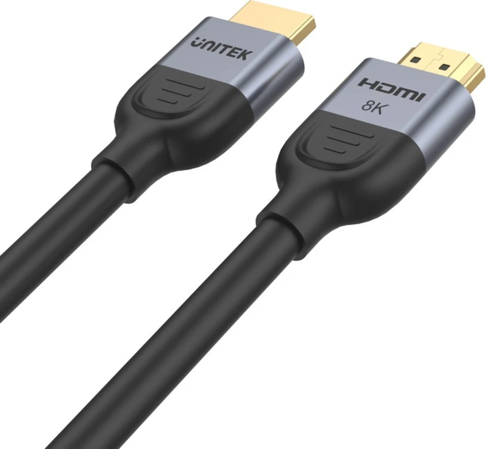 Unitek HDMI 2.1 8K 60Hz laidas, juodas, 2m