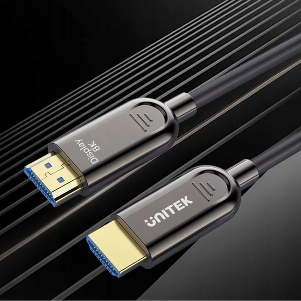 Unitek optinis kabelis HDMI 2.1 AOC 8K 120Hz 70m