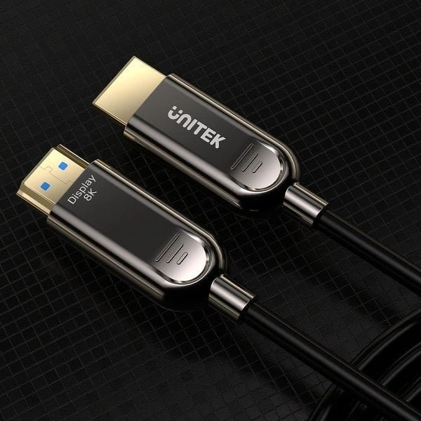 „Unitek“ HDMI 2.1 AOC 8K 120Hz 80m optinis kabelis