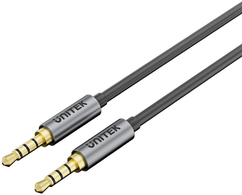 Unitek miniJack 3,5 mm AUX M/M paauksuotas 1m