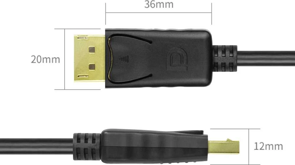 UNITEK Y-C607BK Unitek Cable DisplayPort M/M, 1,5 m Y-C607BK