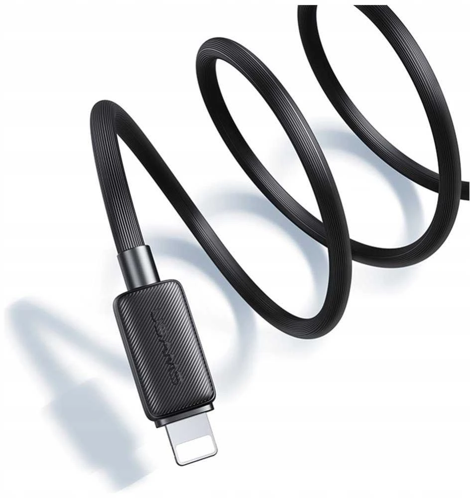Kabelis USAMS KY Series US-SJ689 2.4A USB-A į Lightning 1m baltas