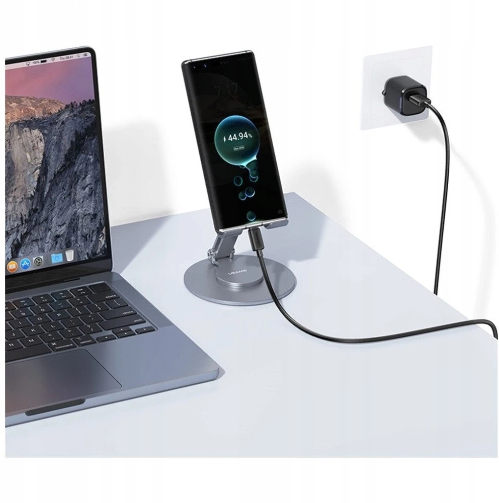 Kabelis USAMS KY Series US-SJ693 3A USB-C į USB-A 2m baltos spalvos