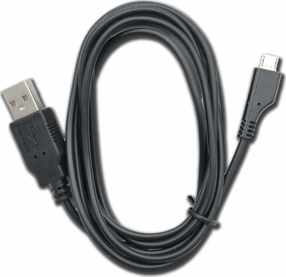 Kabelis USB 2GO USB-A - microUSB 1 m Juodas (793878)