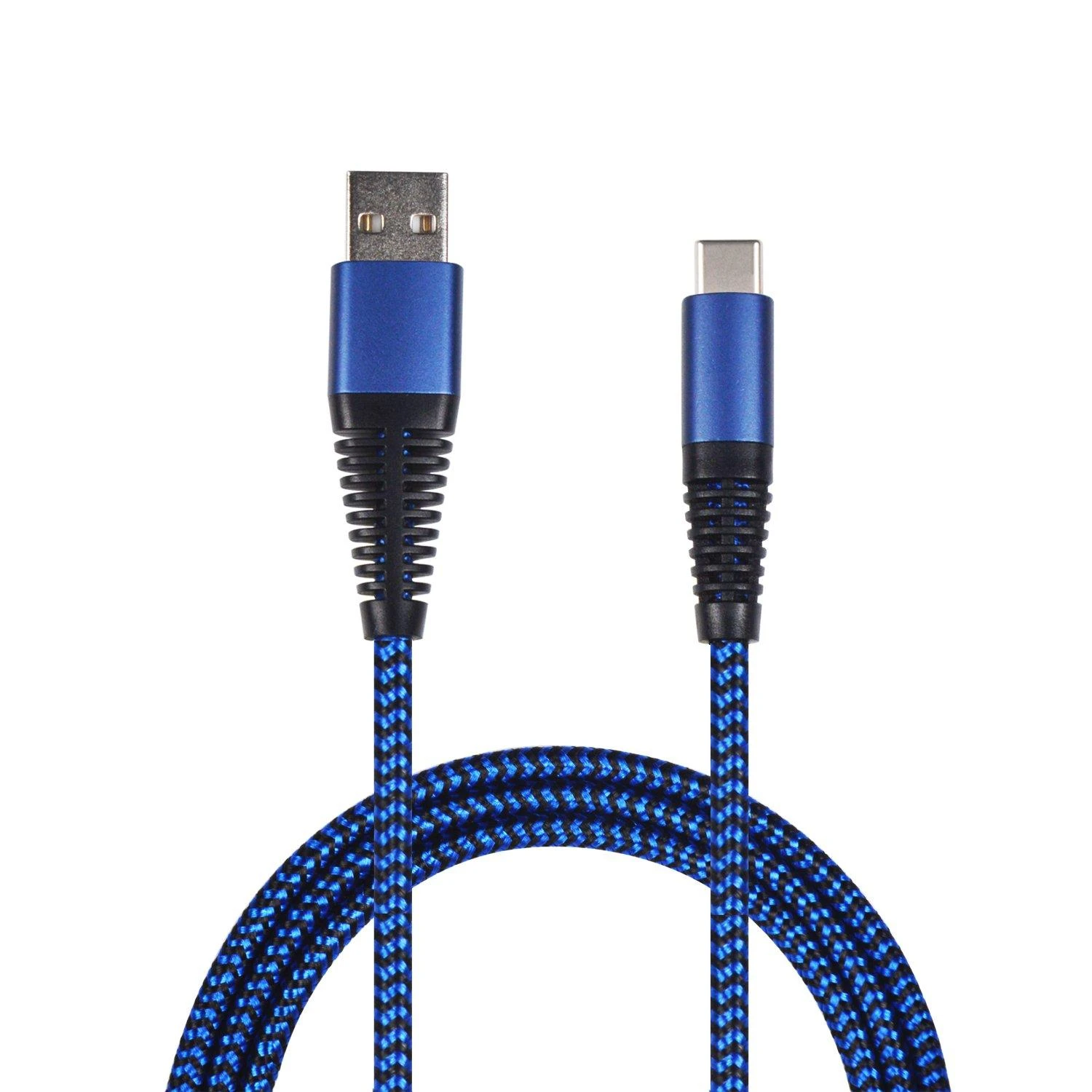 Kabelis USB 2GO USB-A - USB-C 1 m Mėlyna (795950)