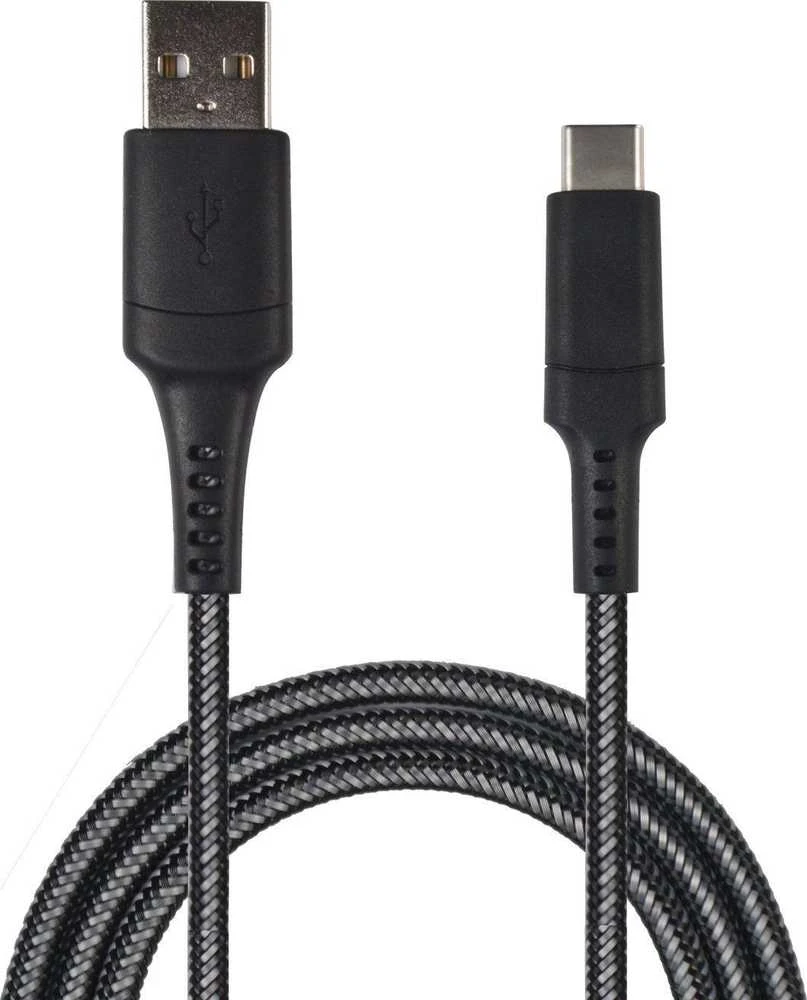 Kabelis USB 2GO USB-B - USB-C 1 m Juodas (795822)