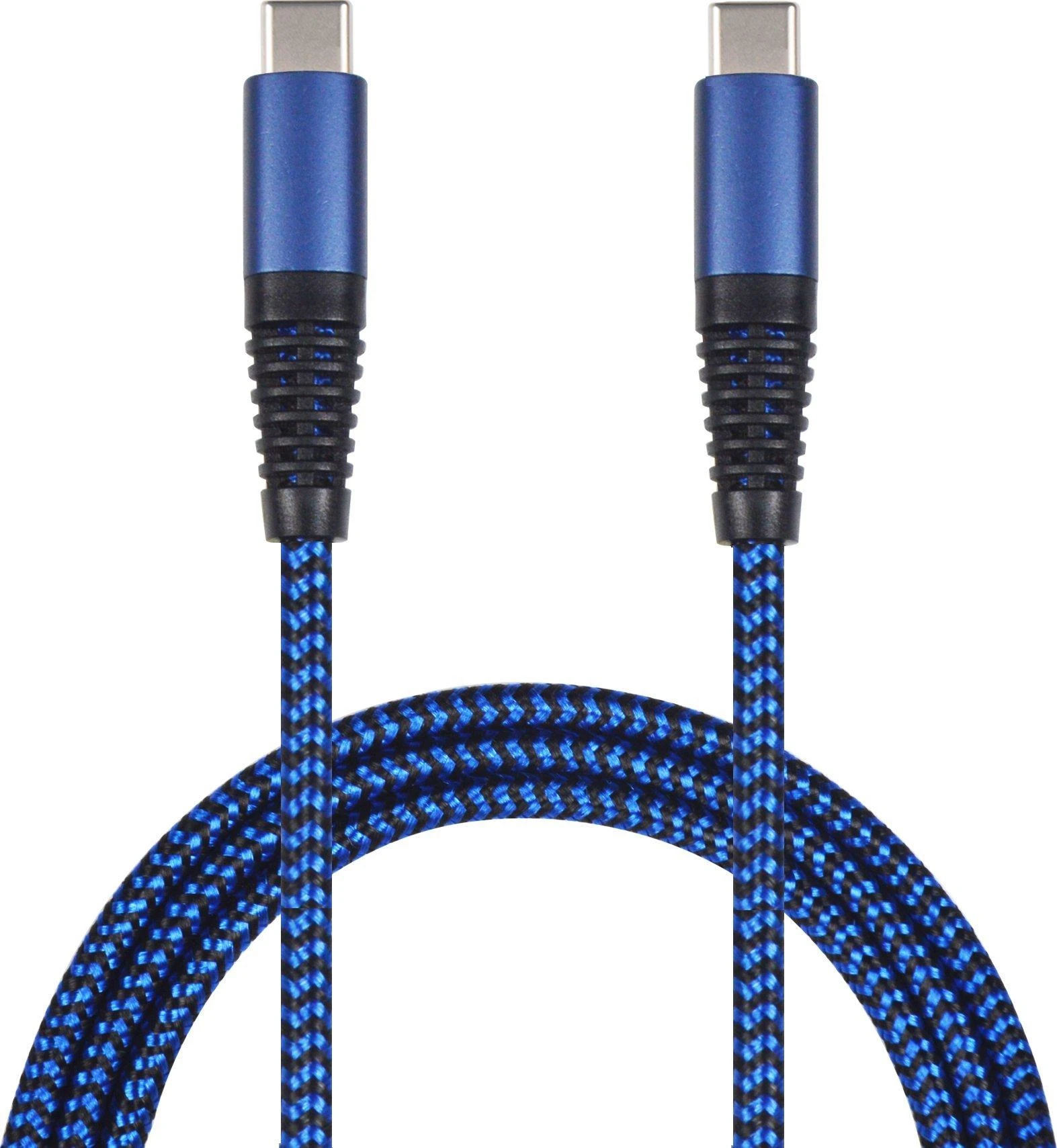 Kabelis USB 2GO USB-C - USB-C 1 m Mėlyna (797194)