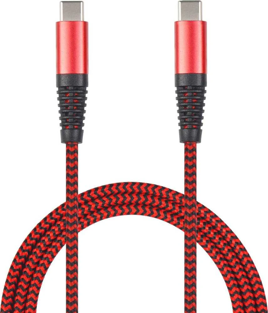 Kabelis USB 2GO USB-C - USB-C 1 m Raudona (797195)