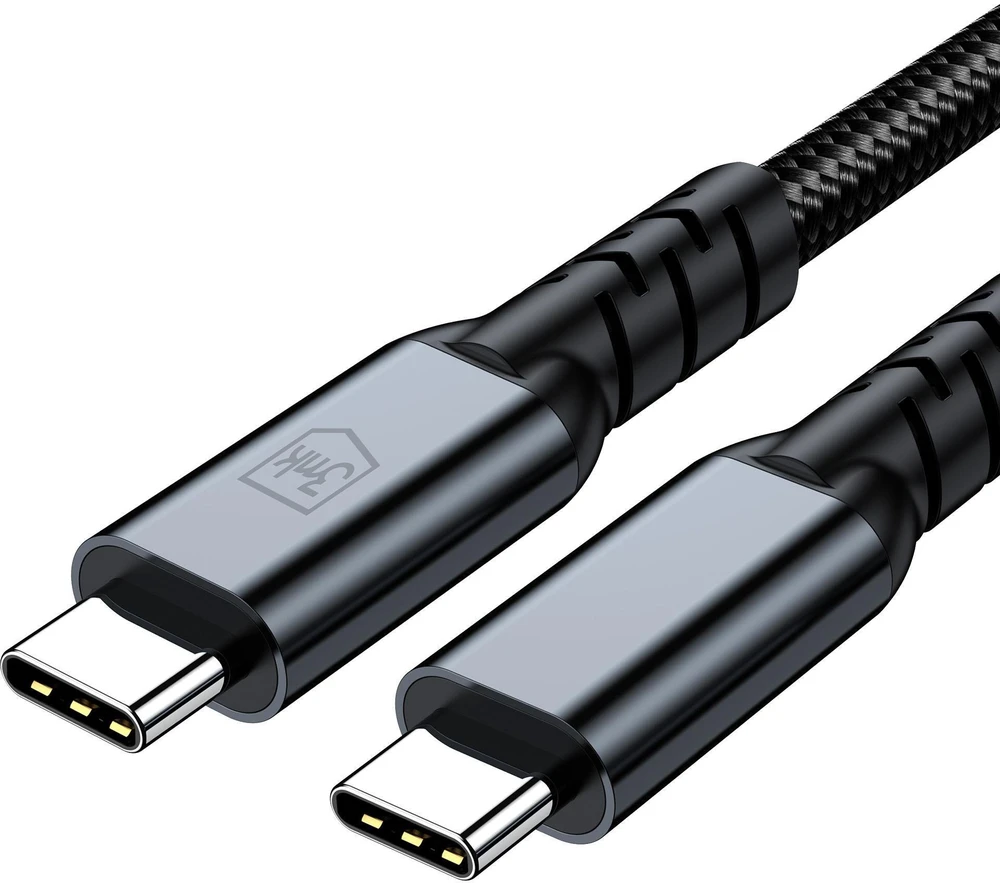 3Mk apsaugos priedai - 3mk Hyper Cable N-SERIES Thunderbolt 4 2m 48V/5A 40Gb/s 240W 8K60Hz Juodas
