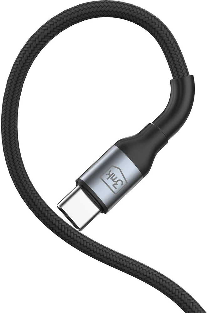3Mk Protection 3mk Hyper Cable N-SERIES USB-C / USB-C 1.5m PD 3.0 QC 3.0 20V / 5A 100W - juodas