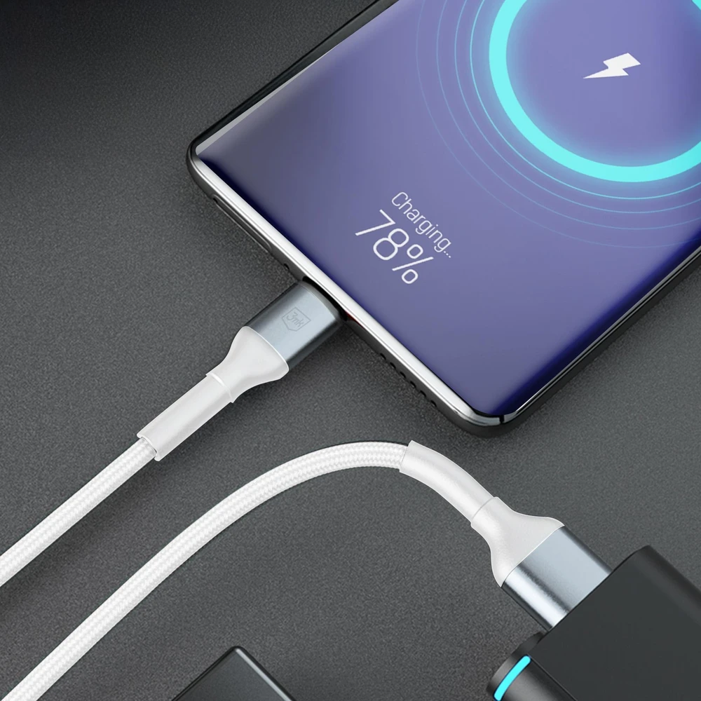 3Mk Protection 3mk Hyper Cable N-SERIES USB-A / USB-C 1m 9V/2A 18W / baltas