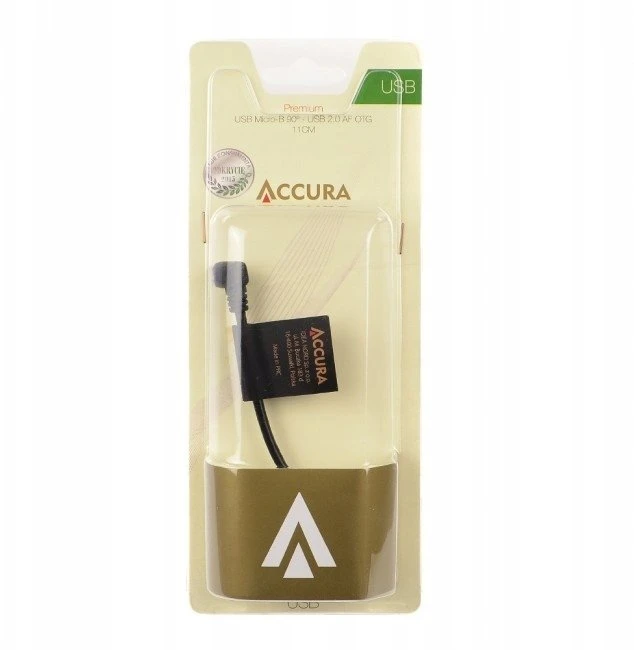 Accura USB-A – microUSB OTG 0.11m