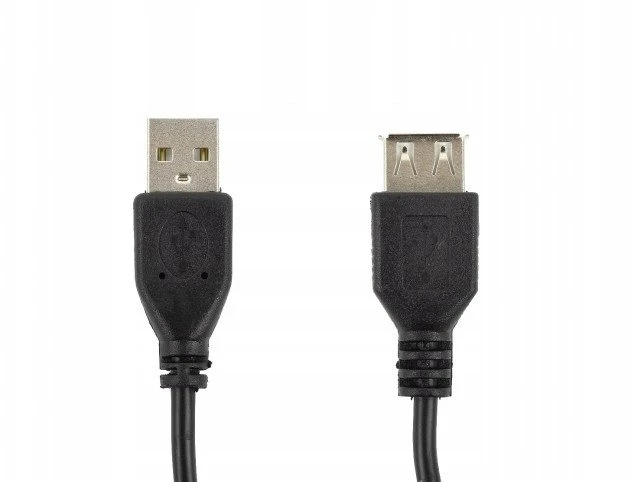 Accura USB-A - USB-A 3.0m M/F juoda
