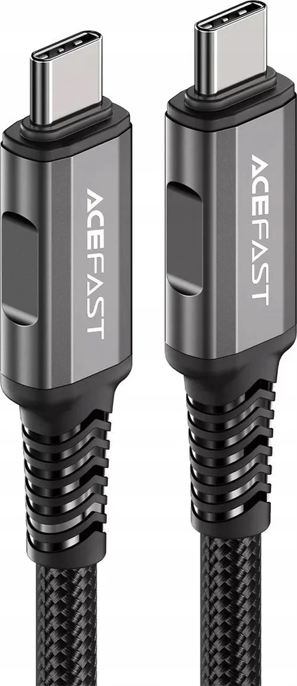 Laidas iš USB-C į USB-C Acefast C1-09, 48 W, 1 m (juodai pilkas)