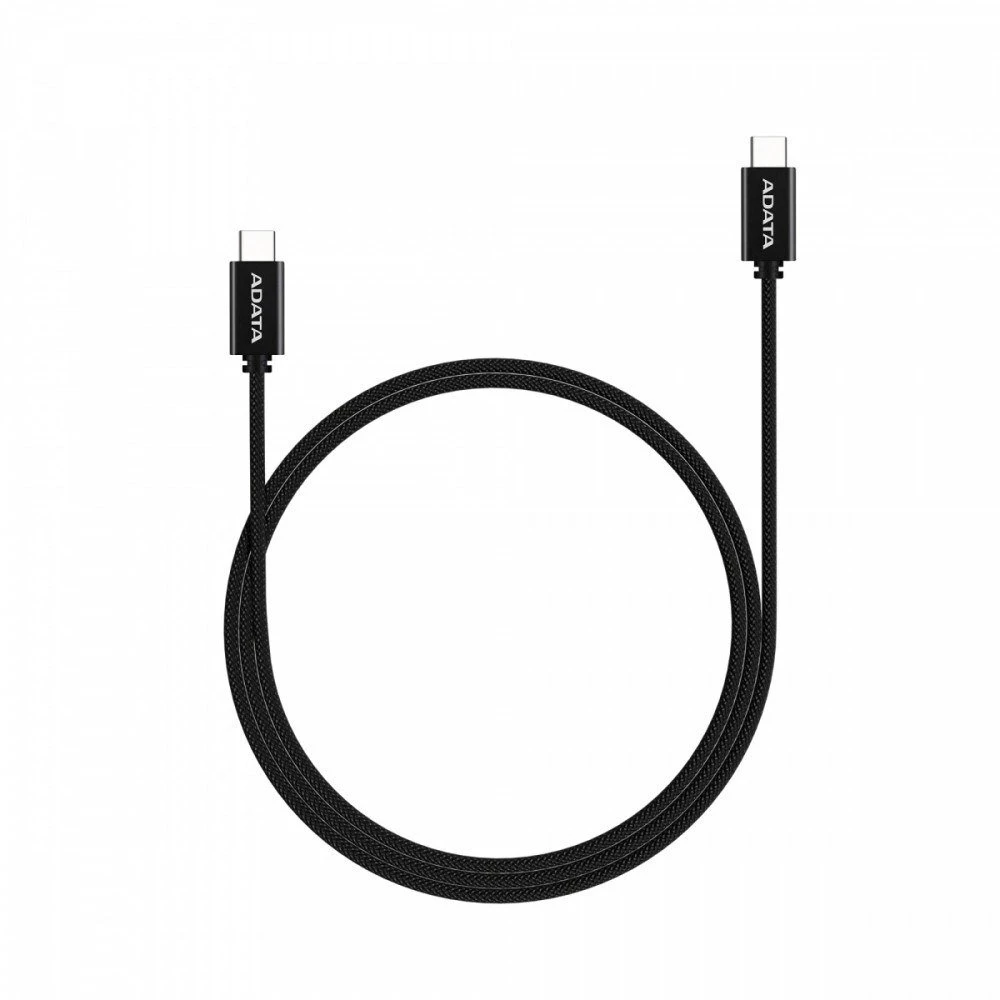 Kabelis USB ADATA CACC-100PN-BK kabelis USB USB 2.0 1 m USB C Juodas