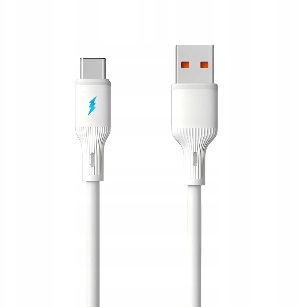 USB A - USB C 2.0 kabelis su foniniu apšvietimu - silikoninis - 1m - Akyga AK-USB-59