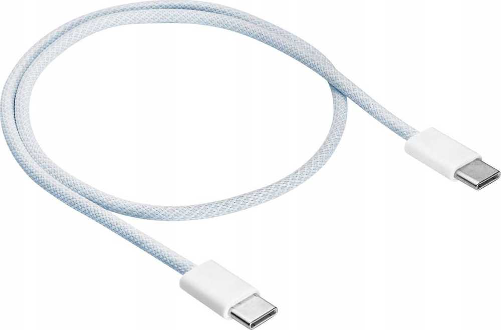 AKYGA Kabelis USB AK-USB-50 USB type C m / USB type C m dla iPhone 15 w oplocie ver. 2.0 60W 0.5m