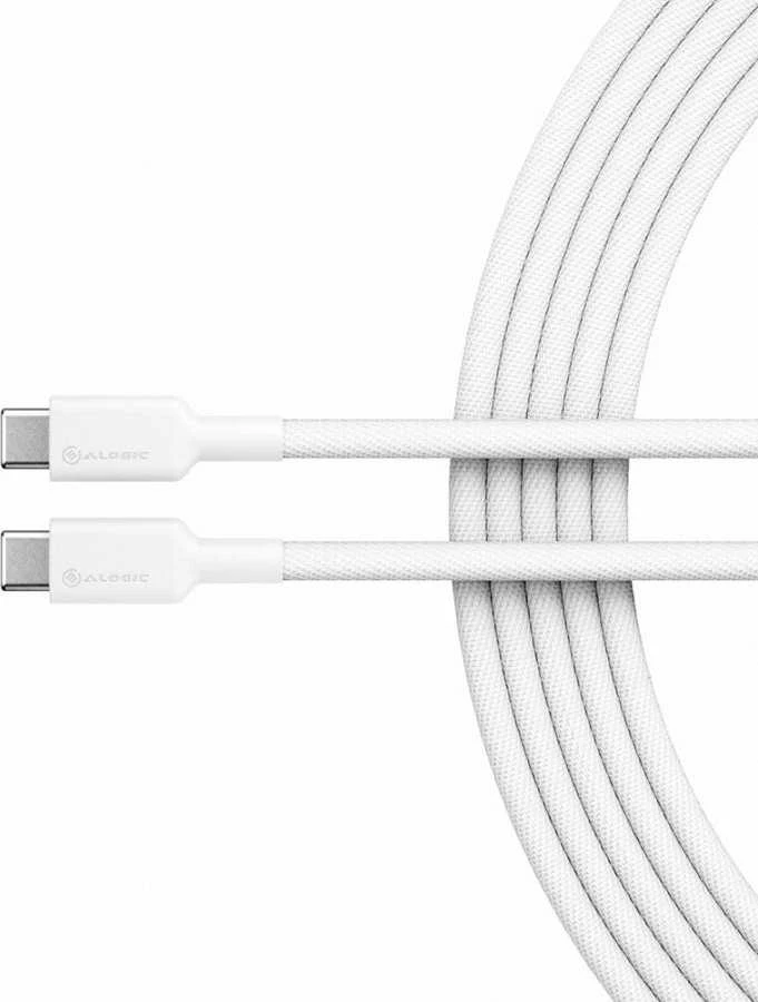 USB kabelis Alogic USB-A - USB-C 1 m Baltas (ELPCC201-WH)
