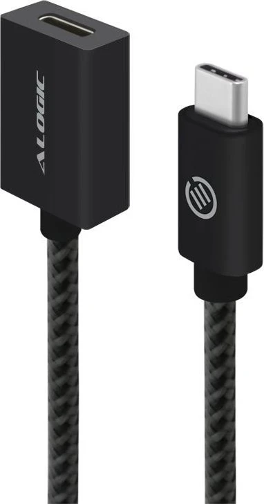 Kabelis USB Alogic USB 3.2 Przedłużający Typ C -C M/F 0,5 m Juodas (MU31CC-EXT-050BLK)