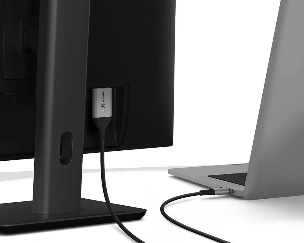 Kabelis USB Alogic USB-C - HDMI 2 m Juodas (ULCHD02-SGR)
