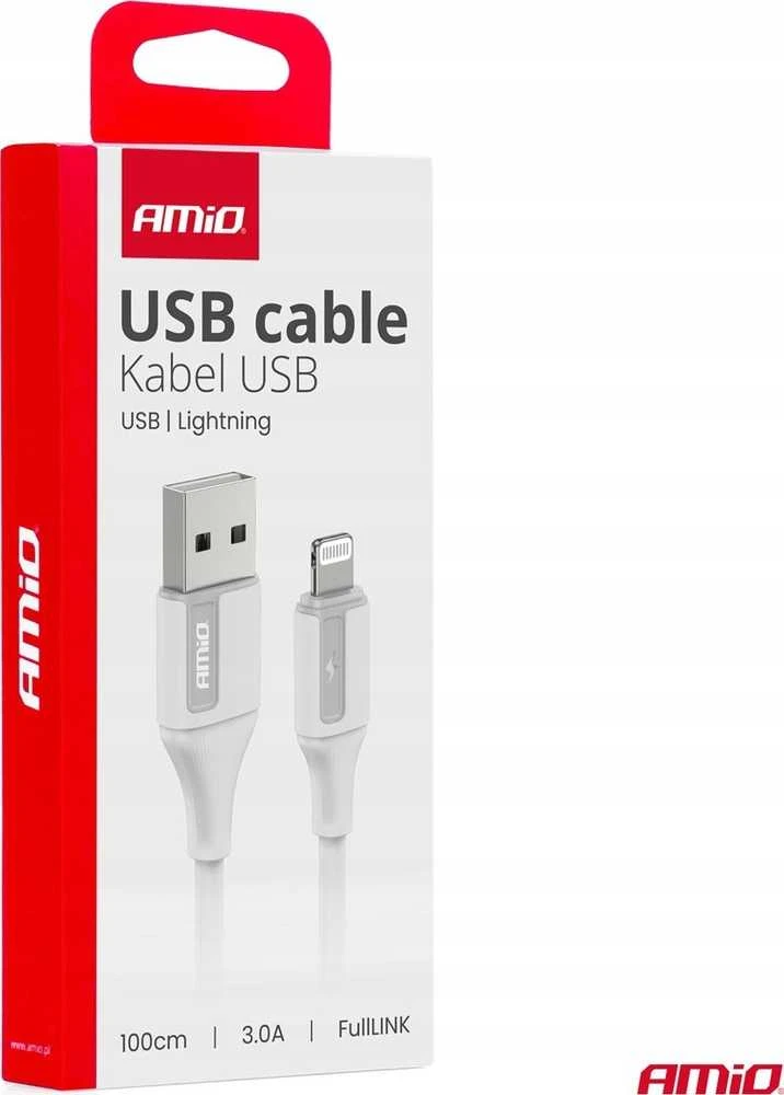 USB-A į „Lightning“ kabelis iPhone 3A 100 cm FullLINK AMIO-03919