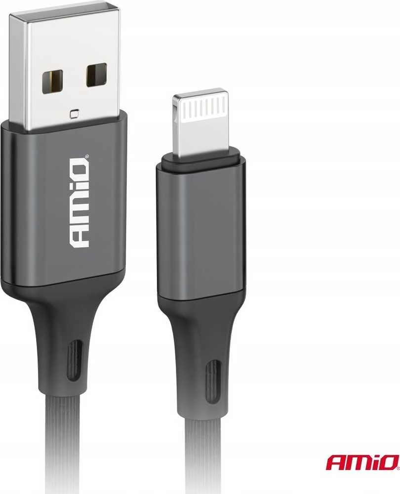 USB – „Lightning“ laidas 2A 100cm „FullLINK AMIO-03901“