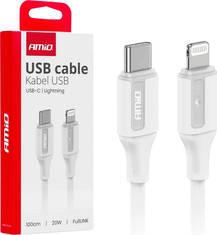 USB-C į Lightning kabelis 20W 100 cm FullLINK AMIO-03922