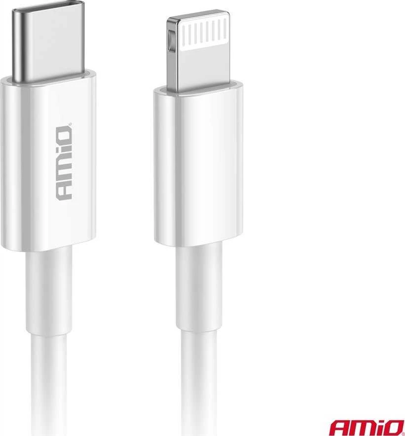 USB-C – Lightning kabelis 20W 100cm FullLINK AMIO-03898