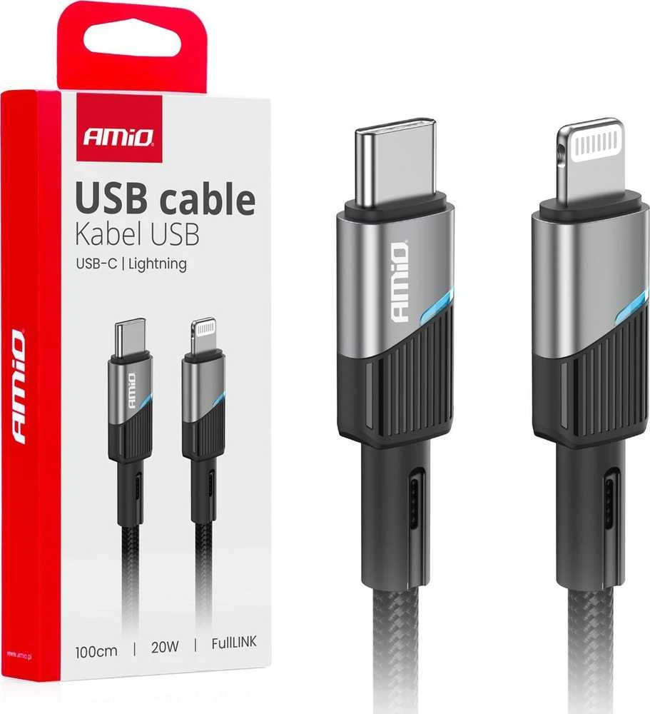 USB-C į Lightning kabelis 20W 100 cm FullLINK AMIO-03928