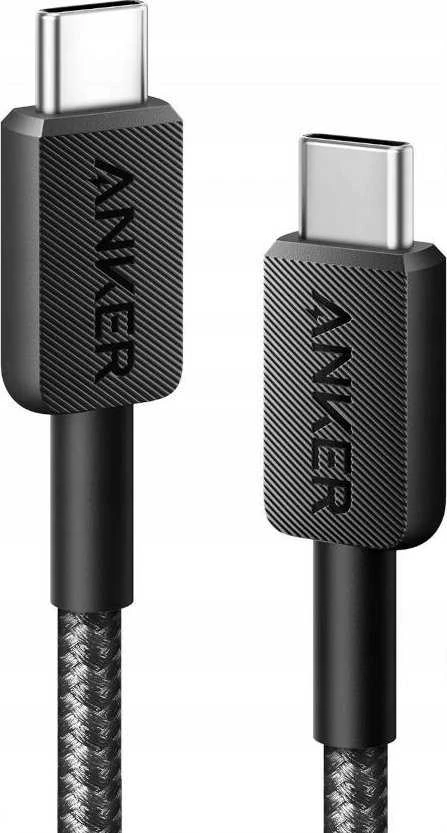 USB Laidas - Anker 322 USB C 0,9 m 60 W Juodas