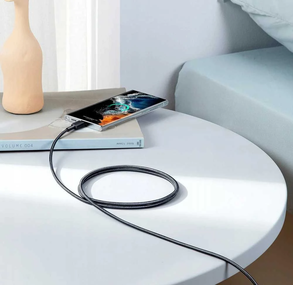 USB Laidas - Anker 322 USB C 0,9 m 60 W Juodas