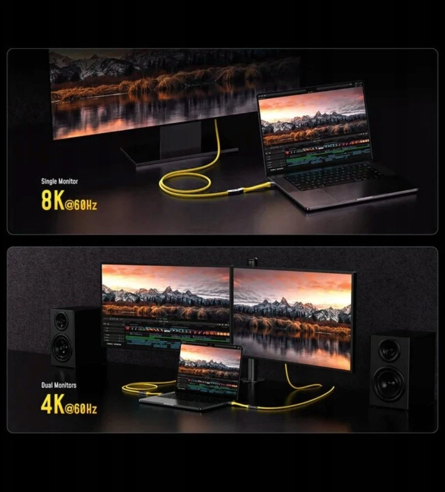 USB kabelis AOHI Rinkinys The Future Racing 4 in 1 USB-C 240 W (AOC-L012)