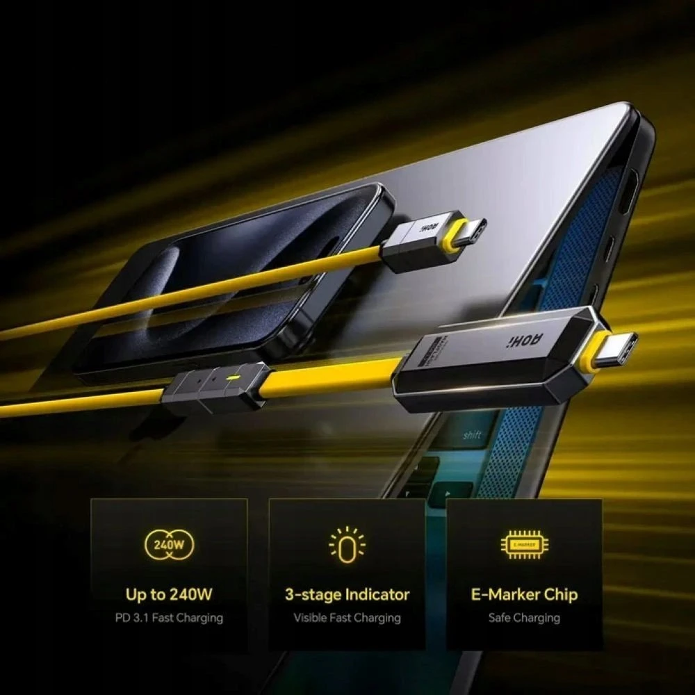 USB-C raktas su Flash atmintimi AOHi The Future Magflash 2 in 1 512GB