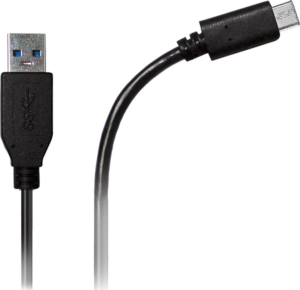 Kabelis USB Azuri USB-C 2 m Juodas
