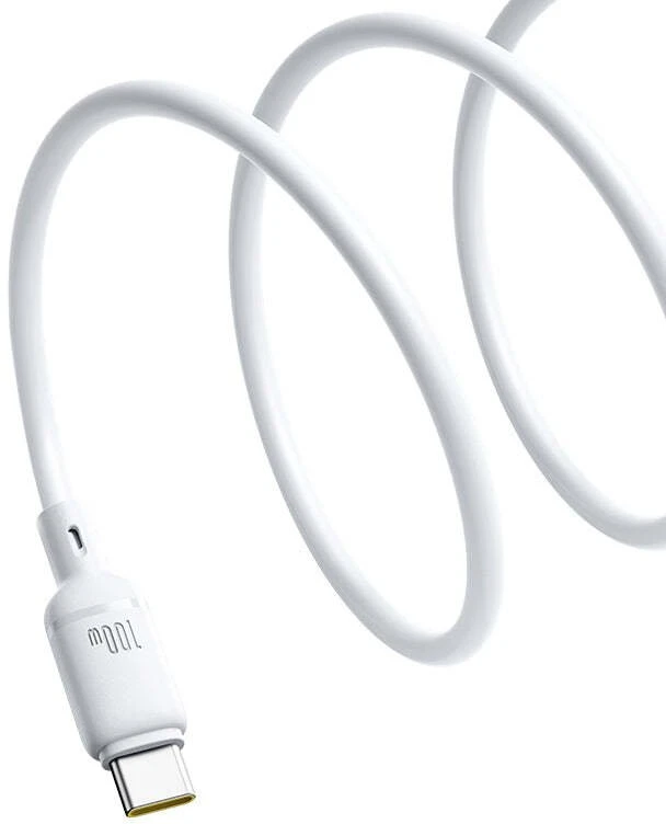 Kabelis USB Baseus USB-C - USB-C 1 m Baltas (P10377704213-00)