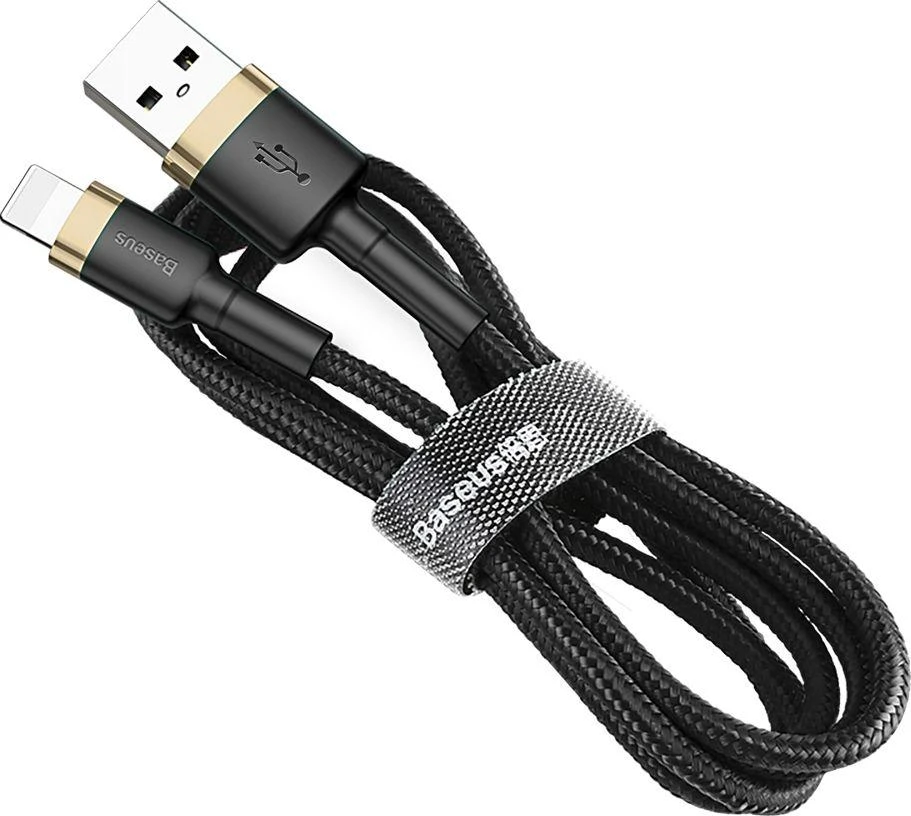 Baseus Cafule kabelis USB - Lightning 1.5A 2m - Auksinis / Juodas