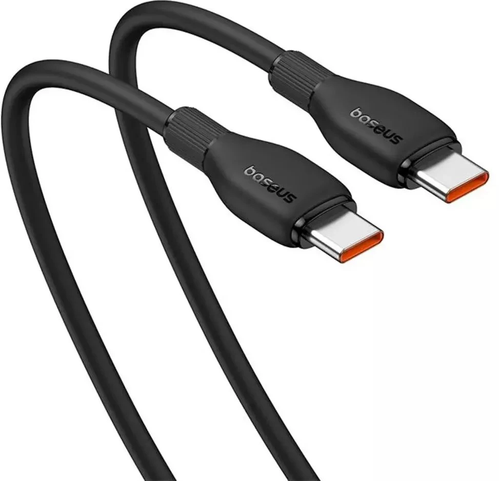 Baseus Pudding serijos USB-C laidas - USB-C 100W 1.2m - Juodas