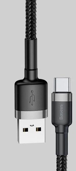 Baseus USB micro kab. Cafule CAMKLF-BG1 Juodas