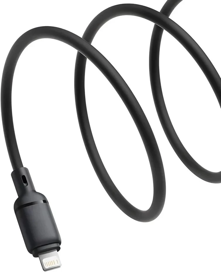 Baseus „Silky“ serijos įkrovimo laidas iš USB į „iP“ 2,4 A, 2 m