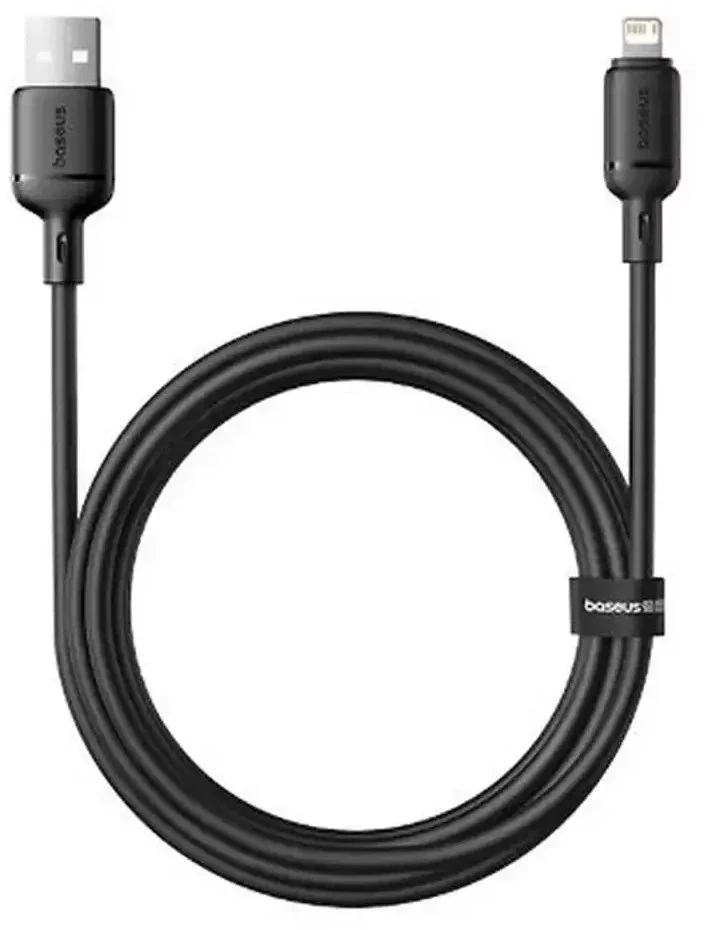 Baseus „Silky“ serijos įkrovimo laidas iš USB į „iP“ 2,4 A, 2 m