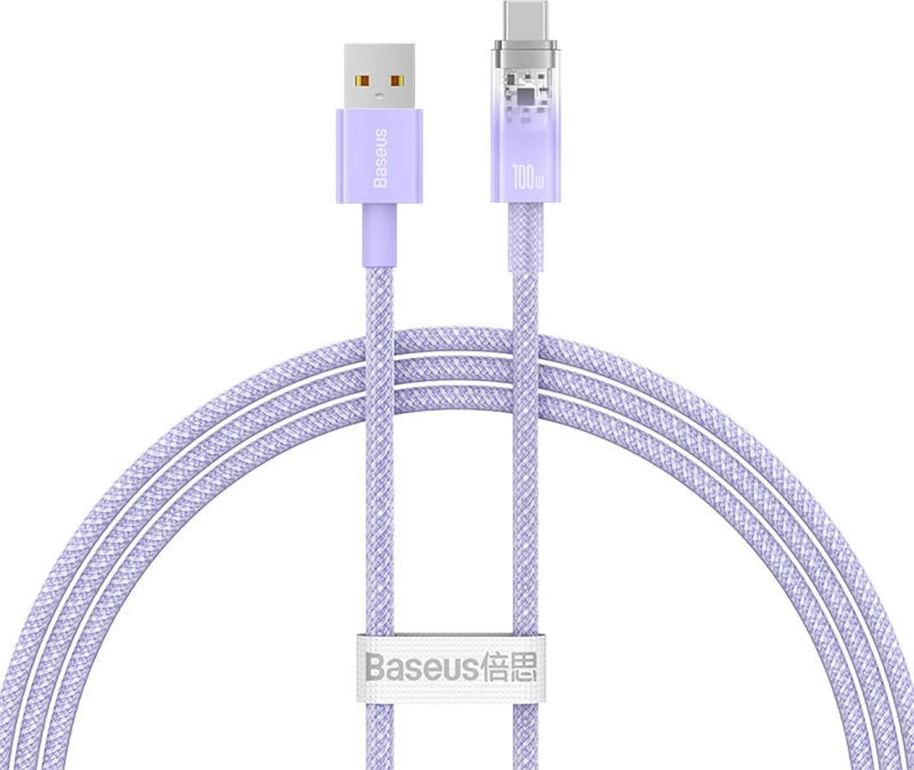 Greitas įkrovimas USB-C Baseus Flash, QC 3.0, Huawei SCP, Samsung AFC, 5A, 1m (žalia)