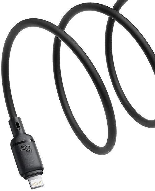 Kabelis USB Baseus USB-C - Lightning 1 m Juodas (P10377700113-00)
